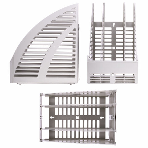 Лоток вертикальный для бумаг STAFF, 242х160х285 мм, 3 отделения, сетчатый, Лоток вертикальный для бумаг STAFF, 242х160х285 мм, 3 отделения, сетчатый,