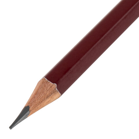 Карандаш чернографитный художественный H, 1 шт., BRAUBERG ART