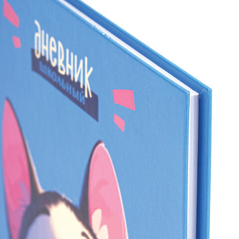 Дневник 1-4 класс 48 л., твердый, ЮНЛАНДИЯ, глянцевая ламинация, с подсказом,