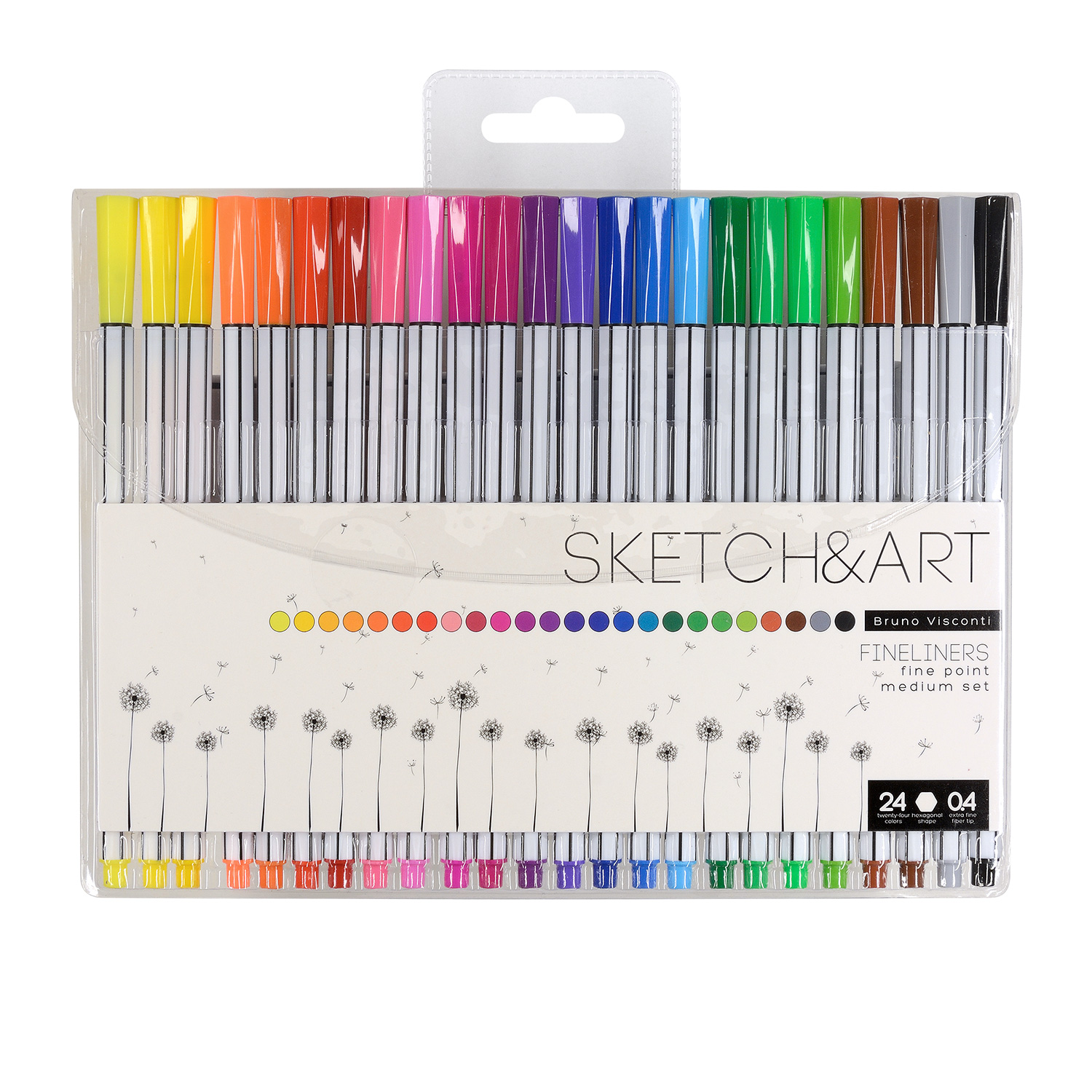 НАБОР СКЕТЧ - ЛИНЕРОВ "SKETCH&ART" В ПВХ КАРМАНЕ 0.4 ММ, 24 ЦВ. НАБОР СКЕТЧ - ЛИНЕРОВ "SKETCH&ART" В ПВХ КАРМАНЕ 0.4 ММ, 24 ЦВ.
