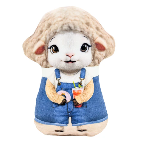 Игрушка мягкая "ОВЕЧКА В КОСТЮМЕ", 20 см, ассорти, 6 видов, WOOZOO