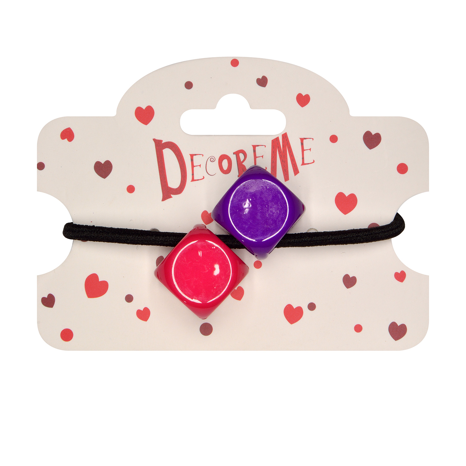 РЕЗИНКА ДЛЯ ВОЛОС "КУБИКИ. ГЛЯНЕЦ" 1 ШТ, 3 ЦВЕТА РЕЗИНКА ДЛЯ ВОЛОС "КУБИКИ. ГЛЯНЕЦ" 1 ШТ, 3 ЦВЕТА