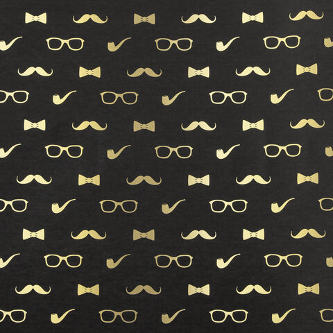 Бумага упаковочная "For Men", 70x100 см, 10 дизайнов ассорти, ЗОЛОТАЯ Бумага упаковочная "For Men", 70x100 см, 10 дизайнов ассорти, ЗОЛОТАЯ