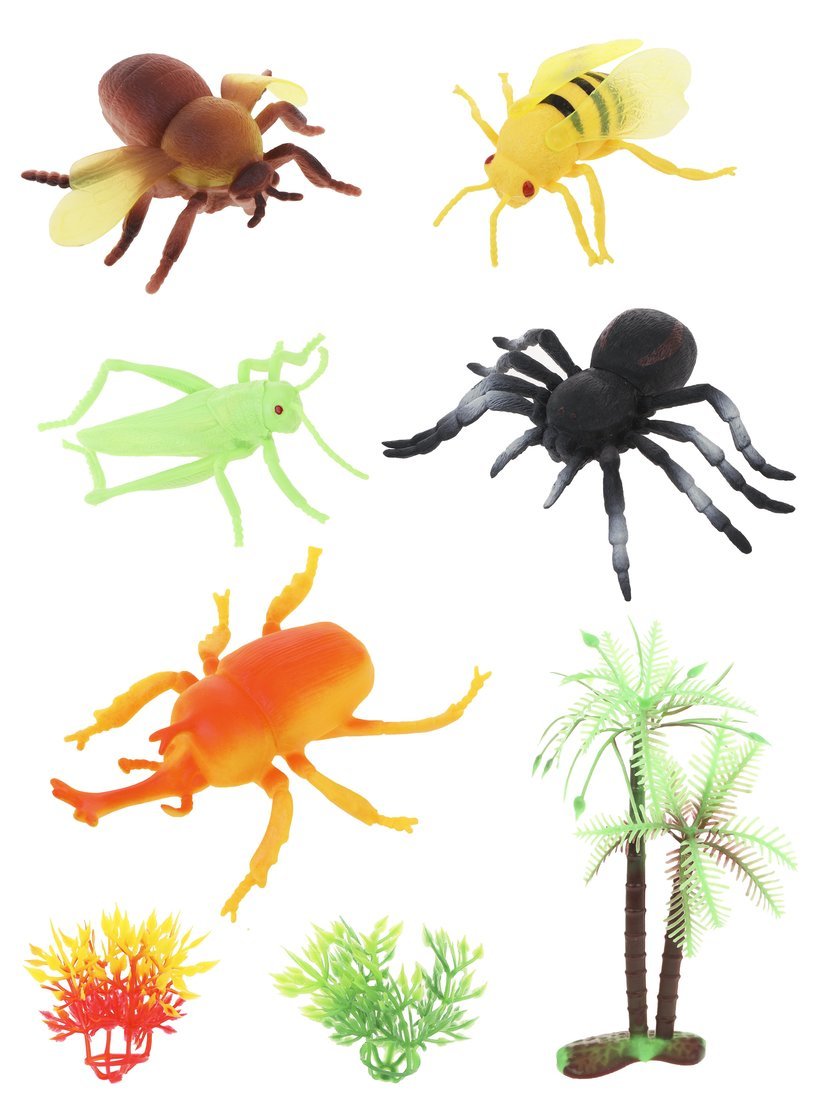 Набор фигурок Насекомые, 8 предметов Набор фигурок Насекомые, 8 предметов