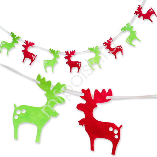 Гирлянда Новогодняя Лоси 135см. Гирлянда Новогодняя Лоси 135см.