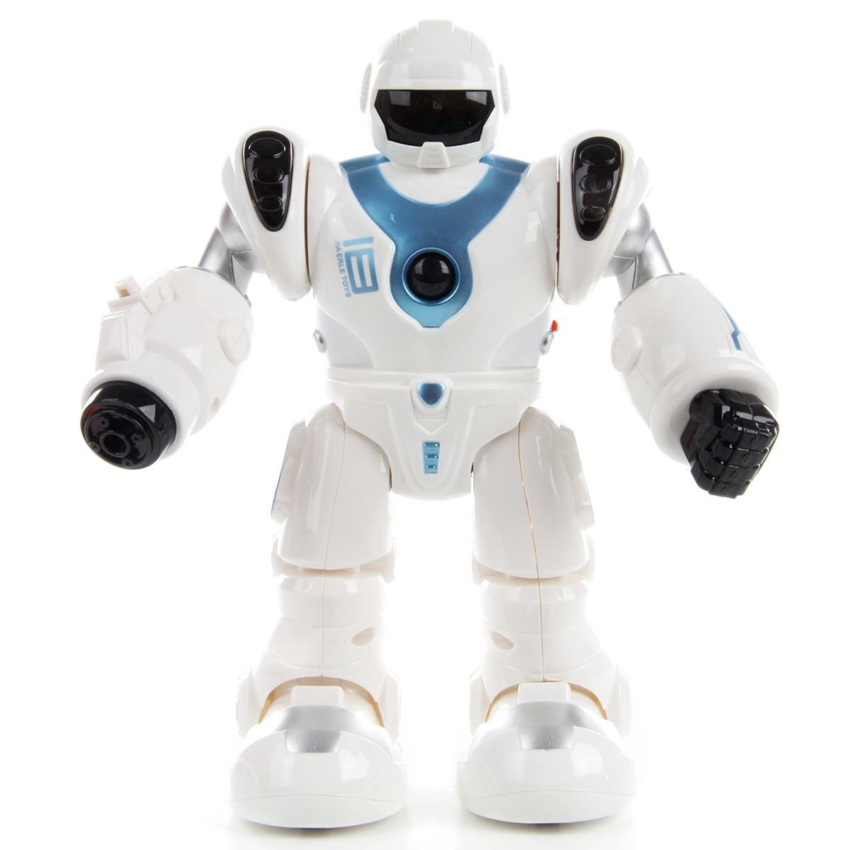 Робот на радиоуправлении, стреляющий мягкими патронами, 17.5*10.4*22см. Робот на радиоуправлении, стреляющий мягкими патронами, 17.5*10.4*22см.