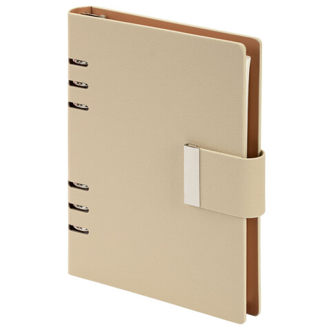 Ежедневник на кольцах в наборе с ручкой А5, 165x229 мм, BRAUBERG