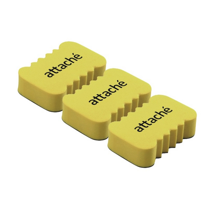 Губка-стиратель для маркерных досок Attache Economy, 5.5x3.5x1.5cм,3 шт/уп Губка-стиратель для маркерных досок Attache Economy, 5.5x3.5x1.5cм,3 шт/уп