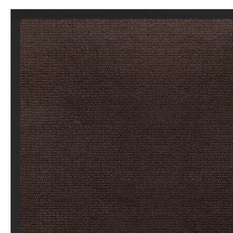 Коврик придверный 80х120 см, КОРИЧНЕВЫЙ, влаго-грязезащитный, 300 г/м2, рубчик,