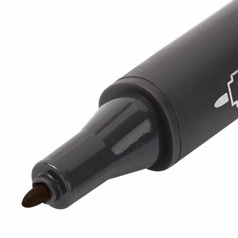 Маркер для скетчинга двусторонний 1 мм - 6 мм BRAUBERG ART CLASSIC, ТЕМНО-ЖЕЛТЫЙ