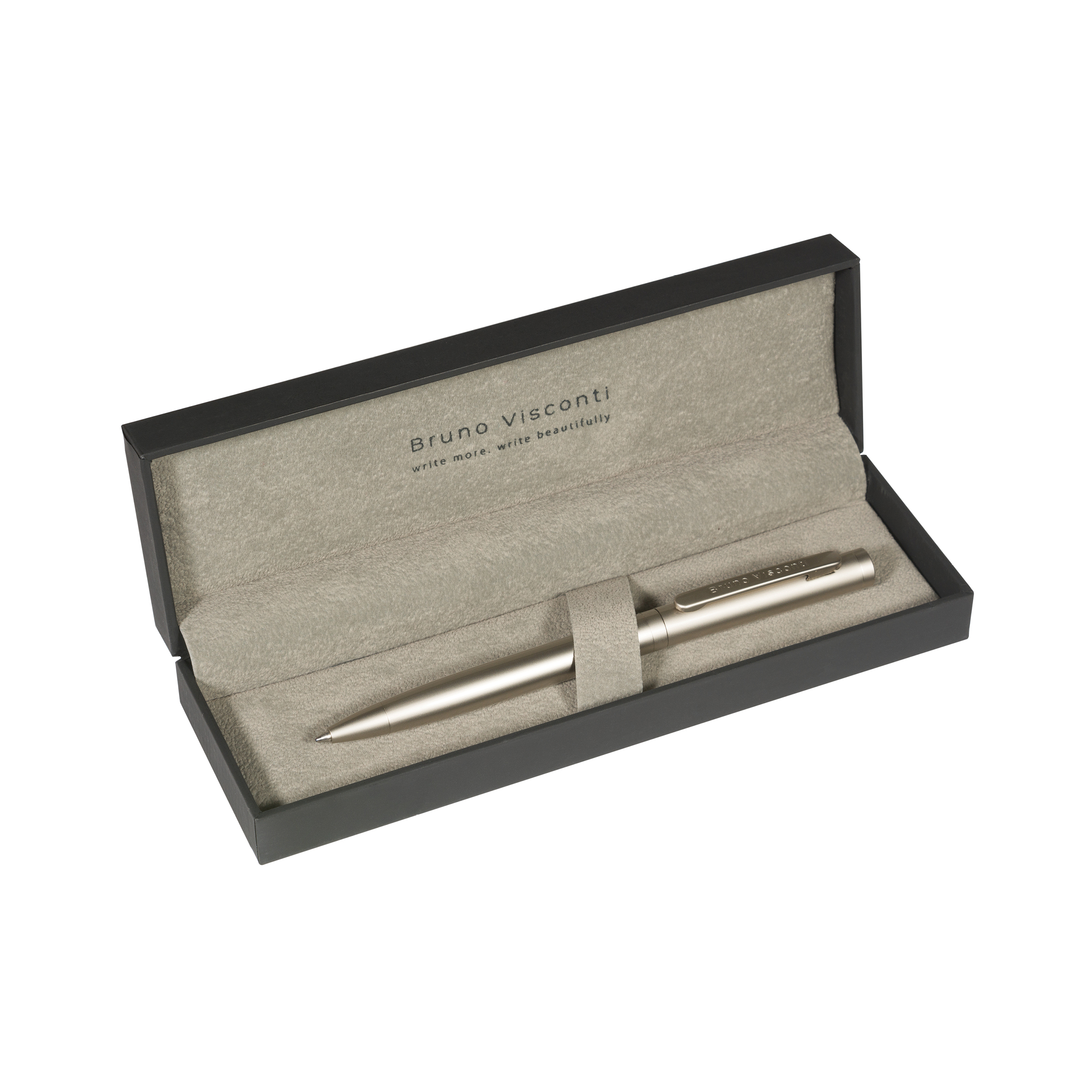 РУЧКА "FIRENZE" В SOFT TOUCH ФУТЛЯРЕ 1.0 ММ, СИНЯЯ (корпус шампань, РУЧКА "FIRENZE" В SOFT TOUCH ФУТЛЯРЕ 1.0 ММ, СИНЯЯ (корпус шампань,