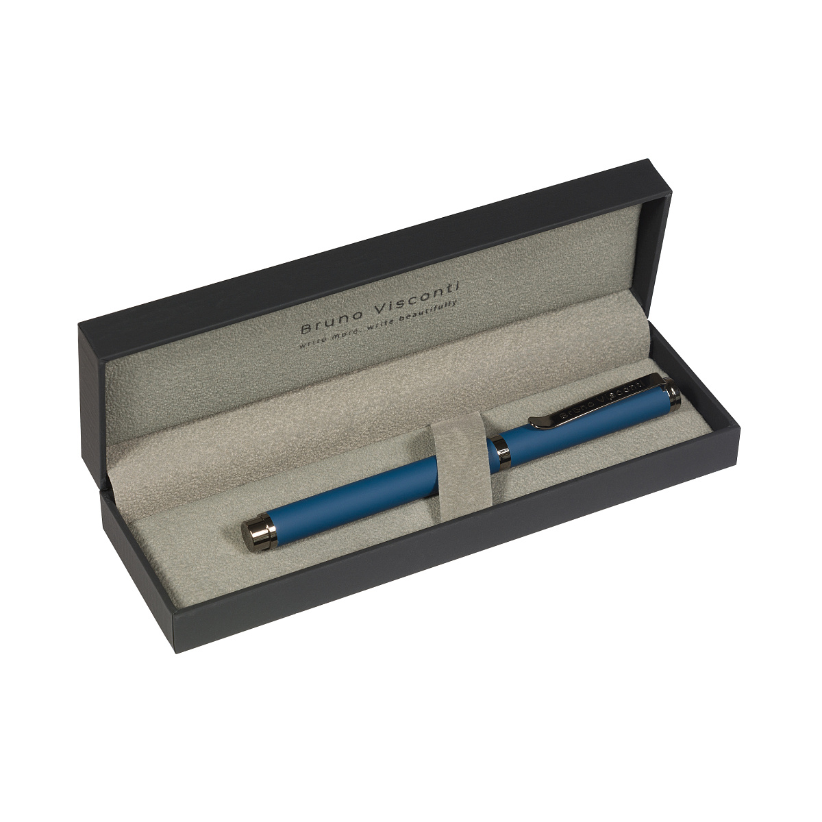 РУЧКА "VENEZIA PRAGMATICO" В SOFT TOUCH ФУТЛЯРЕ 1.0 MM, СИНЯЯ (корпус РУЧКА "VENEZIA PRAGMATICO" В SOFT TOUCH ФУТЛЯРЕ 1.0 MM, СИНЯЯ (корпус