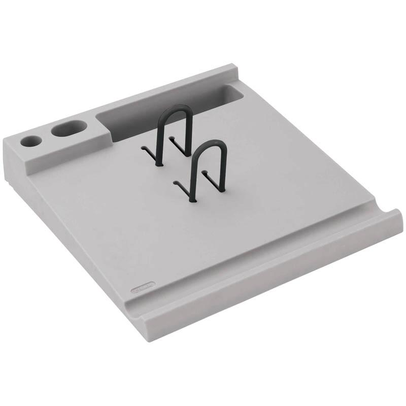 Подставка под календарь пластиковая, светло-серая: ПК06 штр.: 4620000631781 Подставка под календарь пластиковая, светло-серая: ПК06 штр.: 4620000631781