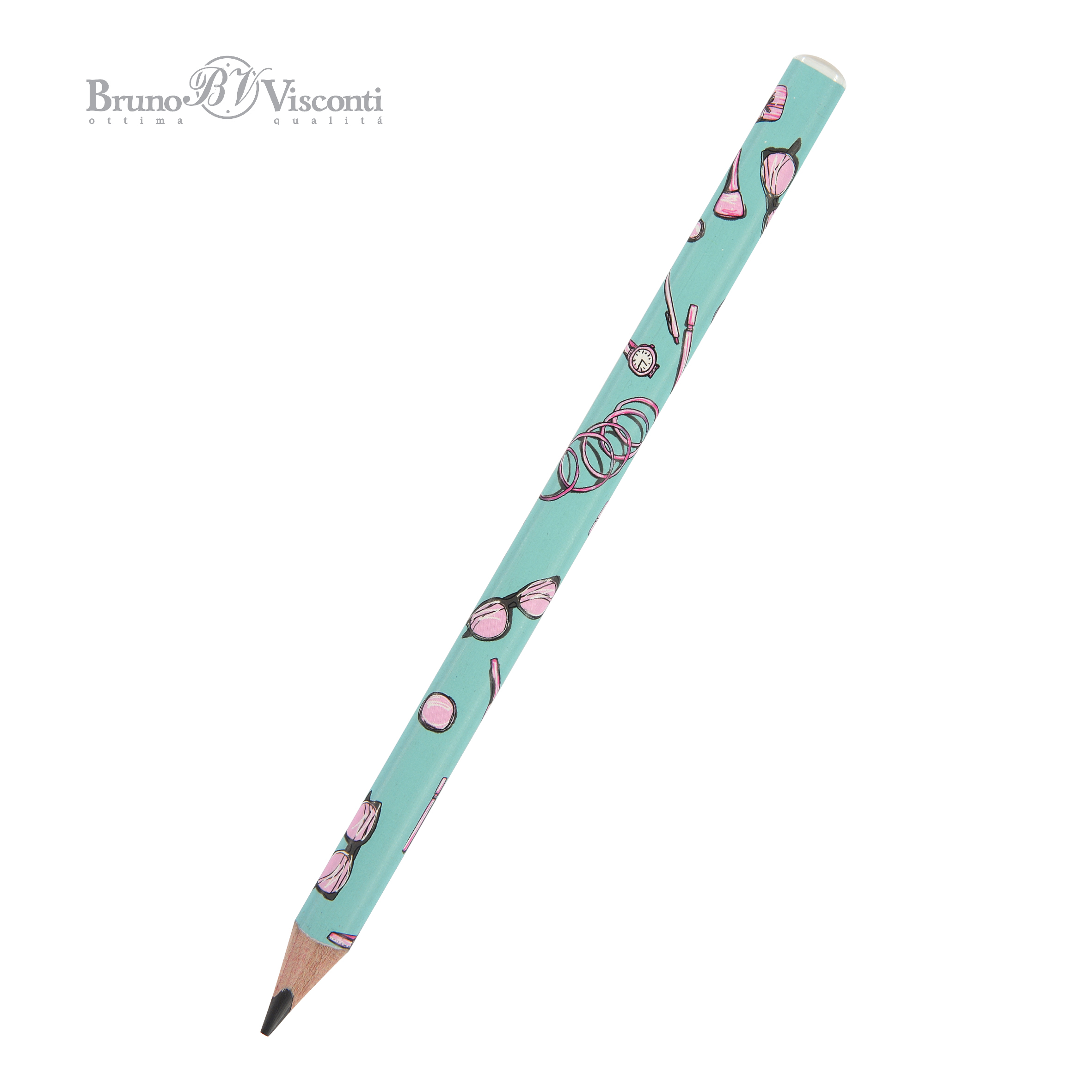 КАРАНДАШ ЧЕРНОГРАФИТОВЫЙ "HappyGraphix Jumbo. Life Style. Pink dream" КАРАНДАШ ЧЕРНОГРАФИТОВЫЙ "HappyGraphix Jumbo. Life Style. Pink dream"