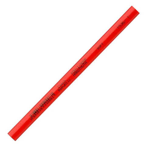 Карандаш столярный KOH-I-NOOR, 1 шт., B, грифель 5х2 мм, корпус красный, Карандаш столярный KOH-I-NOOR, 1 шт., B, грифель 5х2 мм, корпус красный,