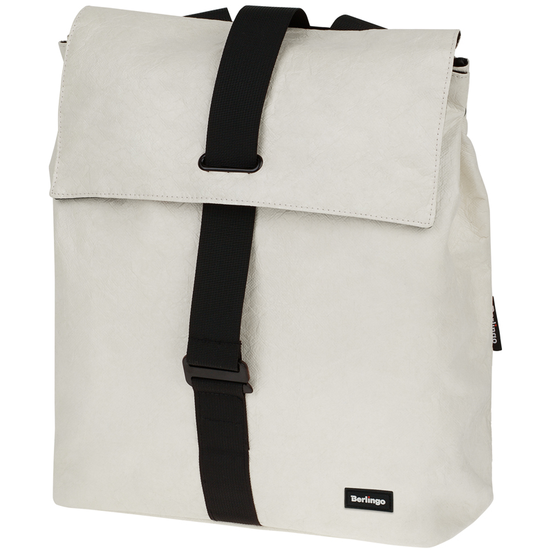 Рюкзак Berlingo Trends "ECO white" 36*28,5*13см, 1 отделение, тайвек Рюкзак Berlingo Trends "ECO white" 36*28,5*13см, 1 отделение, тайвек