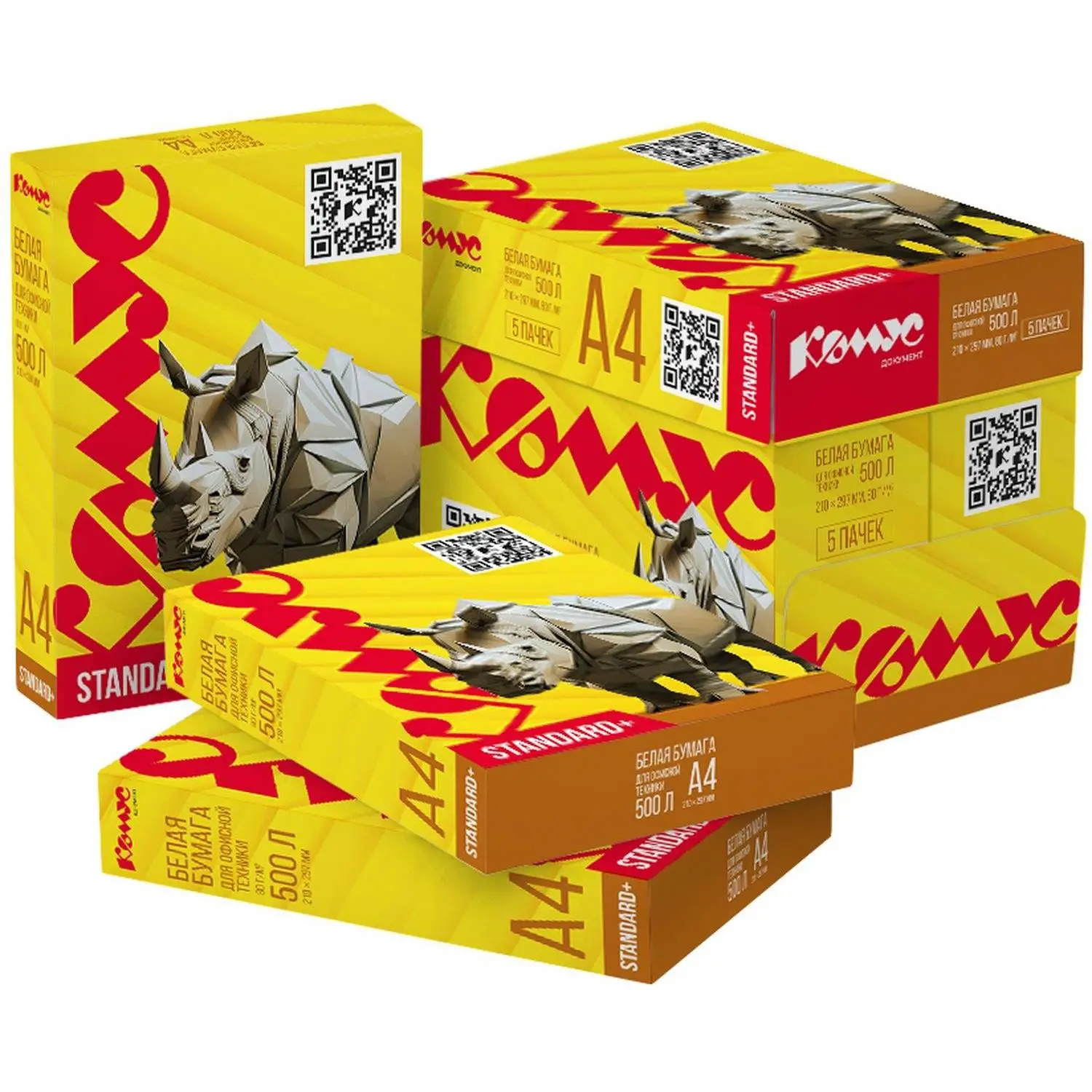 Бумага КОМУС ДОКУМЕНТ Standard+ (А4, марка С, 80 г/кв.м, 500 л) Бумага КОМУС ДОКУМЕНТ Standard+ (А4, марка С, 80 г/кв.м, 500 л)