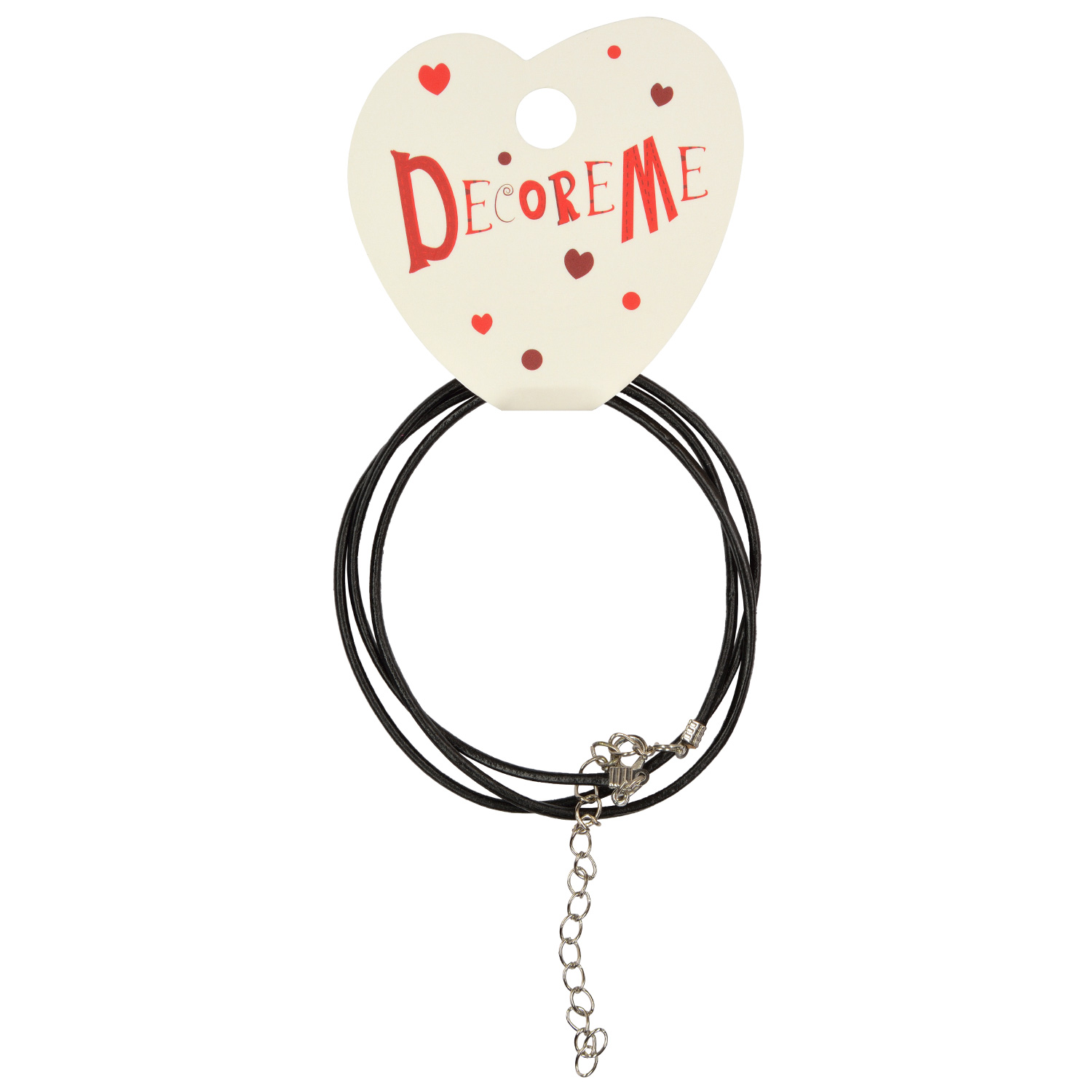 ШНУРОК С ЗАСТЕЖКОЙ КОЖАНЫЙ КРУГЛЫЙ, ? 2 ММ, 1 ШТ, 60 СМ, 2 ЦВЕТА