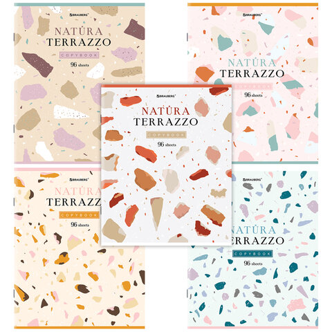 Тетрадь А5, 96 л., BRAUBERG, скоба, клетка, TWIN-лак, "Natura Тетрадь А5, 96 л., BRAUBERG, скоба, клетка, TWIN-лак, "Natura