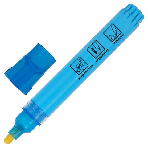 Маркеры акриловые для рисования и хобби, 12 ярких цветов, линия 3 мм, BRAUBERG