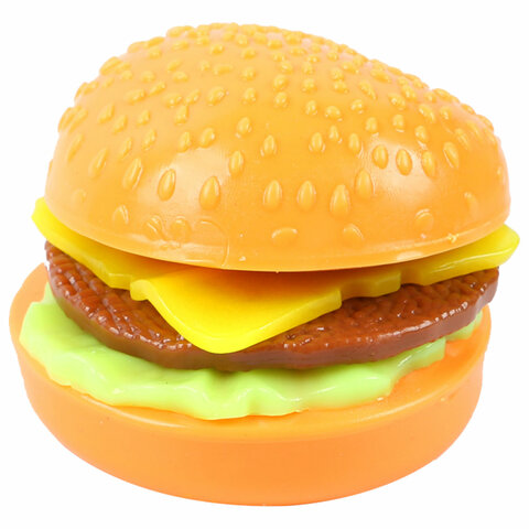Игрушка-антистресс "БУРГЕР", 7 см, дисплей, JOLLY JOT (ДЖОЛЛИ ДЖОТ),