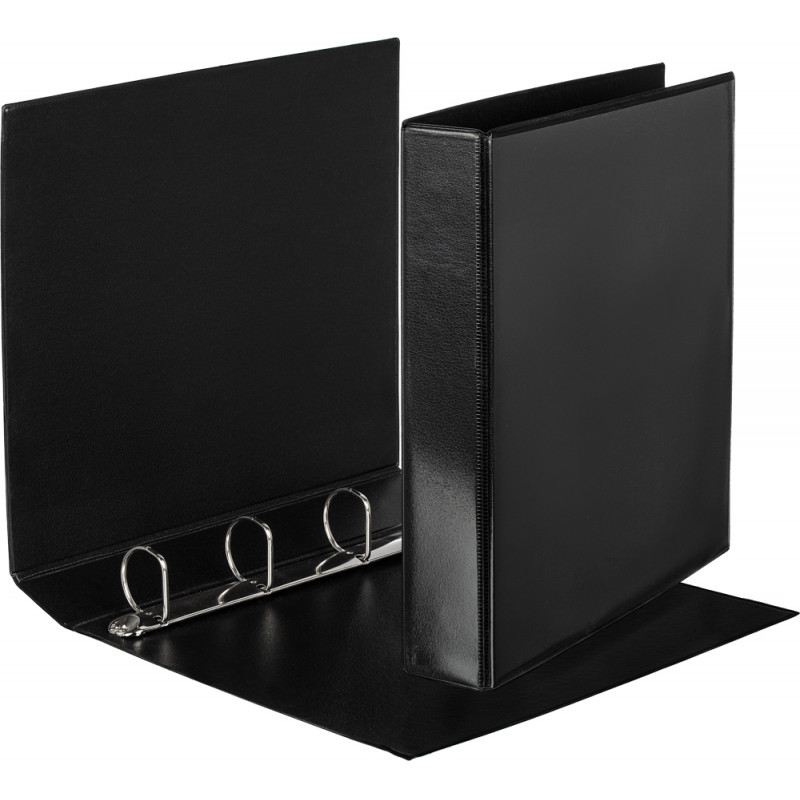 Папка на 4-х кольцах Attache ПАНОРАМА черный 50мм Россия 1,5мм б/уг с Dмех Папка на 4-х кольцах Attache ПАНОРАМА черный 50мм Россия 1,5мм б/уг с Dмех