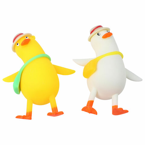 Игрушка-антистресс "СЧАСТЛИВЫЙ ГУСЬ", 13 см, ассорти 2 цвета, JOLLY Игрушка-антистресс "СЧАСТЛИВЫЙ ГУСЬ", 13 см, ассорти 2 цвета, JOLLY