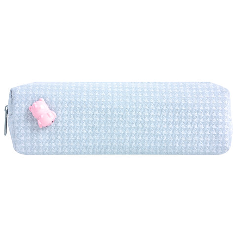 Пенал ЮНЛАНДИЯ ЮНИОР, 1 отделение, полиэстер, аппликация, "Piggy",