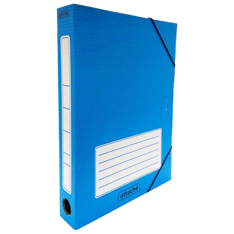 Короб архивный ATTACHE на резинке 45 мм,синий Короб архивный ATTACHE на резинке 45 мм,синий