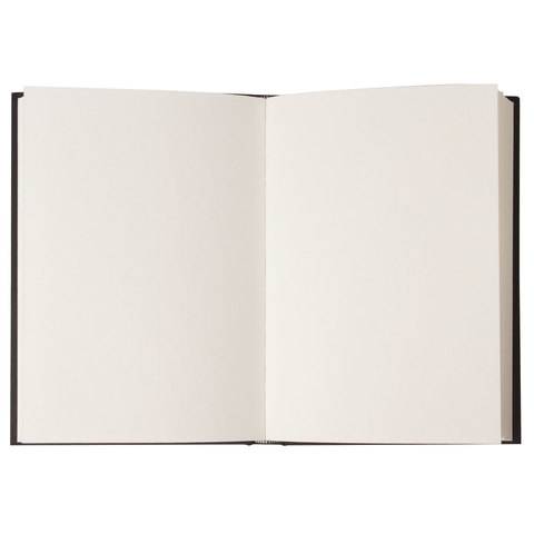 Скетчбук, слоновая кость 100 г/м2, 148х210 мм, 110 л., книжный твердый переплет,