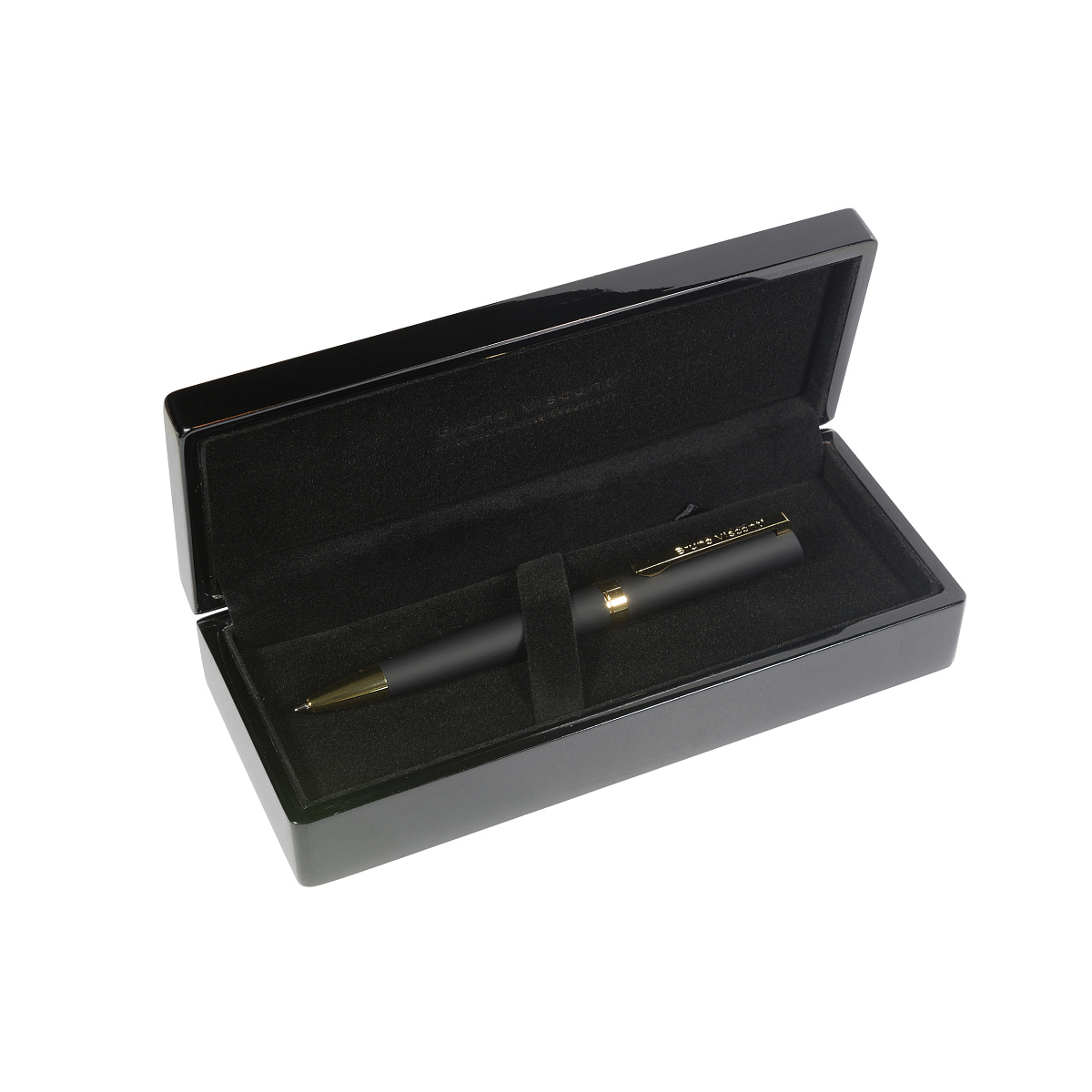 РУЧКА "MILANO" ШАРИКОВАЯ В ДЕРЕВЯННОМ ЛАК. ФУТЛЯРЕ, 1.0 ММ, СИНЯЯ