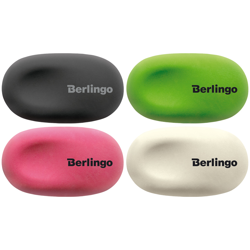 Ластик Berlingo "Ergonomic", овальный, термопластичная резина, Ластик Berlingo "Ergonomic", овальный, термопластичная резина,