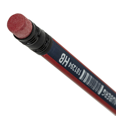 Карандаш чернографитный BRAUBERG, 1 шт., "Stripes", HB, трехгранный, с Карандаш чернографитный BRAUBERG, 1 шт., "Stripes", HB, трехгранный, с