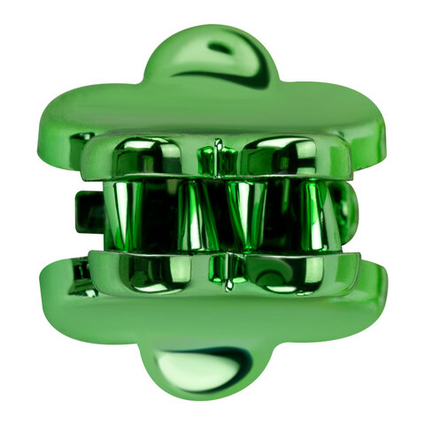 Крабы для волос НАБОР 8 шт., 1 см, зеркальный, MONTE VITA (МОНТЕ ВИТА), 457030