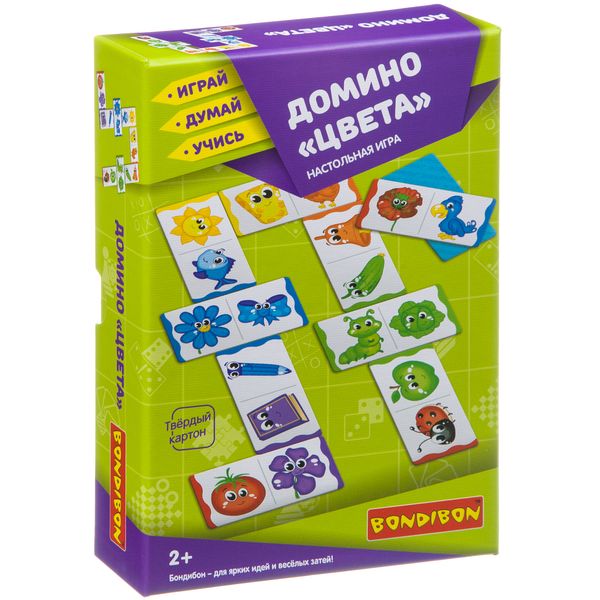 Домино "Цвета" - настольная игра BONDIBON. ВВ3901 Домино "Цвета" - настольная игра BONDIBON. ВВ3901