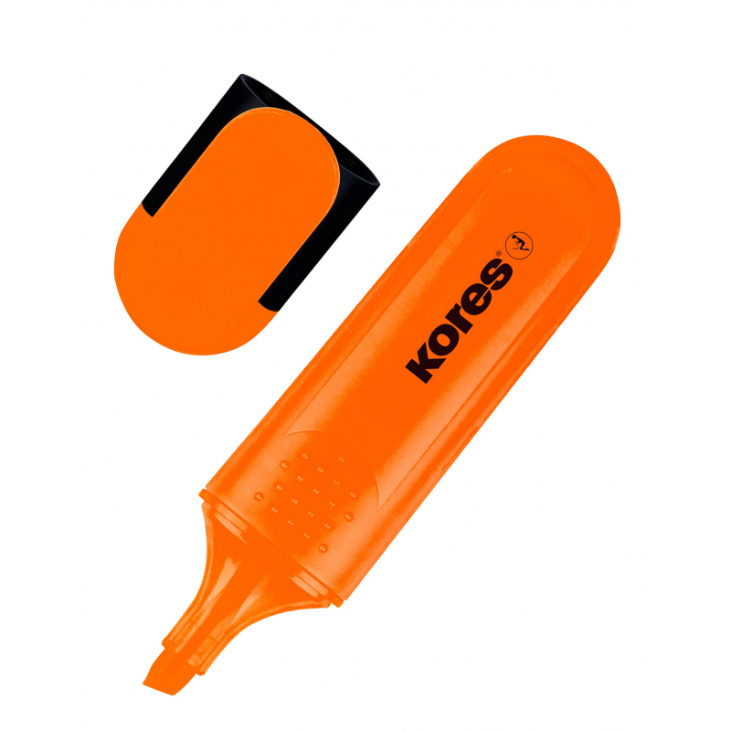 Маркер текстовыделитель Kores BRIGHT LINER PLUS, скош након, 1-5 мм, оранж Маркер текстовыделитель Kores BRIGHT LINER PLUS, скош након, 1-5 мм, оранж