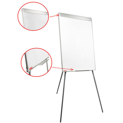 Доска-флипчарт магнитно-маркерная (70х100 см), ГАРАНТИЯ 10 ЛЕТ, РОССИЯ, BRAUBERG Доска-флипчарт магнитно-маркерная (70х100 см), ГАРАНТИЯ 10 ЛЕТ, РОССИЯ, BRAUBERG