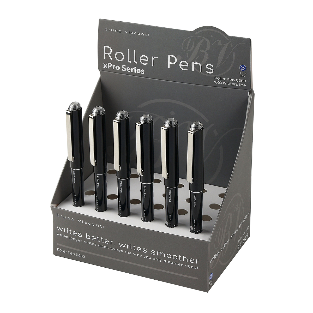 РУЧКА "XProRoll 0380" ШАРИКОВАЯ (РОЛЛЕР) С ЖИДКИМИ ЧЕРНИЛАМИ, 0,5 ММ, РУЧКА "XProRoll 0380" ШАРИКОВАЯ (РОЛЛЕР) С ЖИДКИМИ ЧЕРНИЛАМИ, 0,5 ММ,