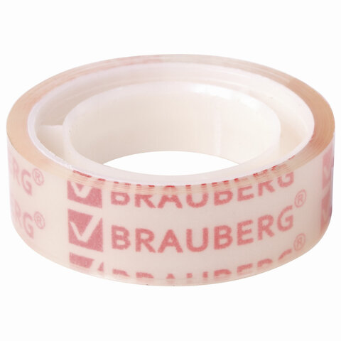 Клейкие ленты 12 мм х 10 м канцелярские BRAUBERG, комплект 12 шт., прозр., Клейкие ленты 12 мм х 10 м канцелярские BRAUBERG, комплект 12 шт., прозр.,