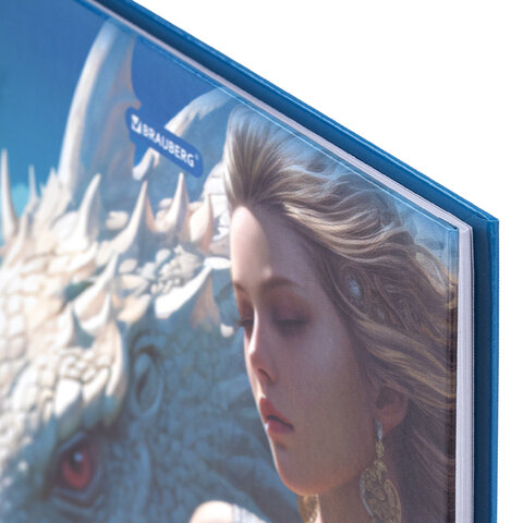 Дневник 1-11 класс 40 л., твердый, BRAUBERG, глянцевая ламинация, "Девушка