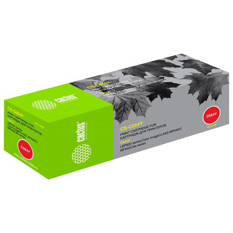 Картридж лазерный CACTUS (CS-C054Y) для Canon LBP 621/623, MF 641/643/645, Картридж лазерный CACTUS (CS-C054Y) для Canon LBP 621/623, MF 641/643/645,