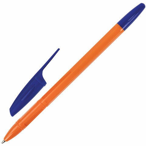 Ручка шариковая ОФИСМАГ "X-333 Orange", СИНЯЯ, корпус оранжевый, узел Ручка шариковая ОФИСМАГ "X-333 Orange", СИНЯЯ, корпус оранжевый, узел