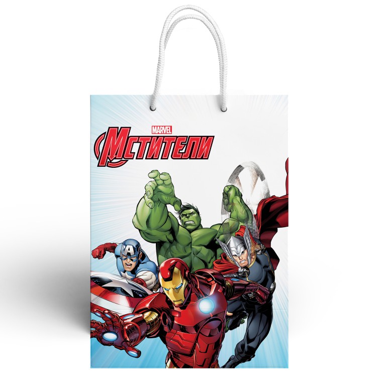 Marvel. Пакет подарочный большой-1, 330*455*100 мм Marvel. Пакет подарочный большой-1, 330*455*100 мм