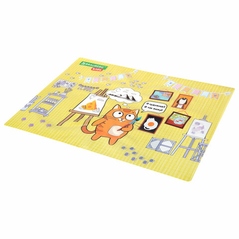 Настольное покрытие BRAUBERG KIDS для труда и творческих занятий, ПВХ, Настольное покрытие BRAUBERG KIDS для труда и творческих занятий, ПВХ,