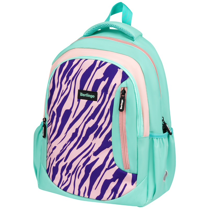 Рюкзак Berlingo Boom "Animal pattern mint" 38,5*29*12см, 2 отделения, Рюкзак Berlingo Boom "Animal pattern mint" 38,5*29*12см, 2 отделения,