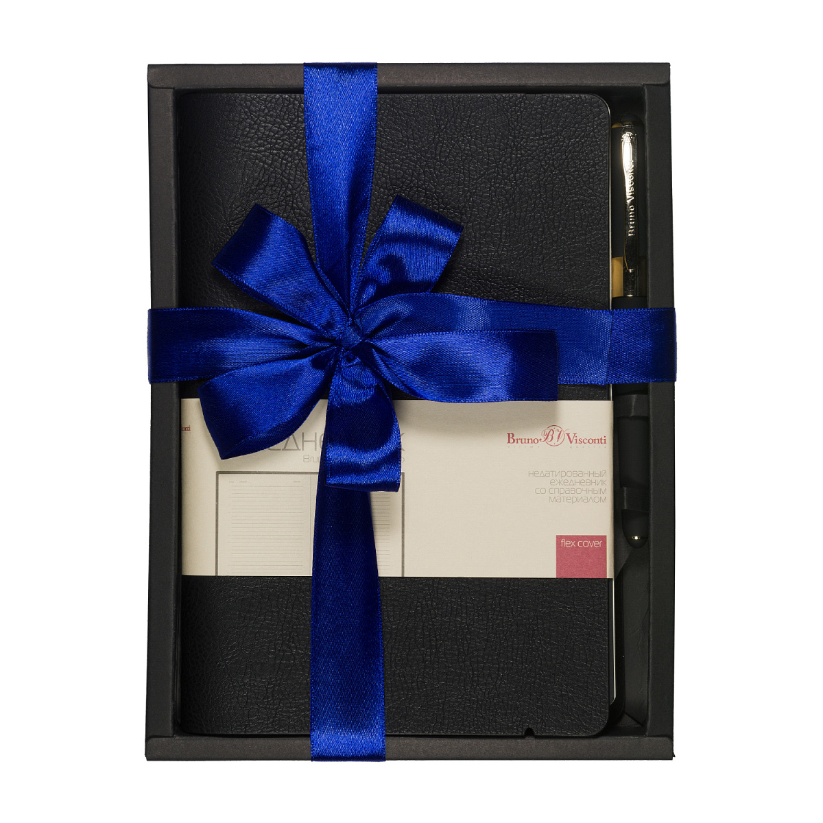 НАБОР ПОДАРОЧНЫЙ А5 "PALERMO" (ЧЕРНЫЙ ЕЖЕДНЕВНИК И РУЧКА) НАБОР ПОДАРОЧНЫЙ А5 "PALERMO" (ЧЕРНЫЙ ЕЖЕДНЕВНИК И РУЧКА)