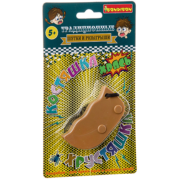 Фокусы от Bondibon, Шутки-приколы, Костяшка-хрустяшка, арт.7518 Фокусы от Bondibon, Шутки-приколы, Костяшка-хрустяшка, арт.7518