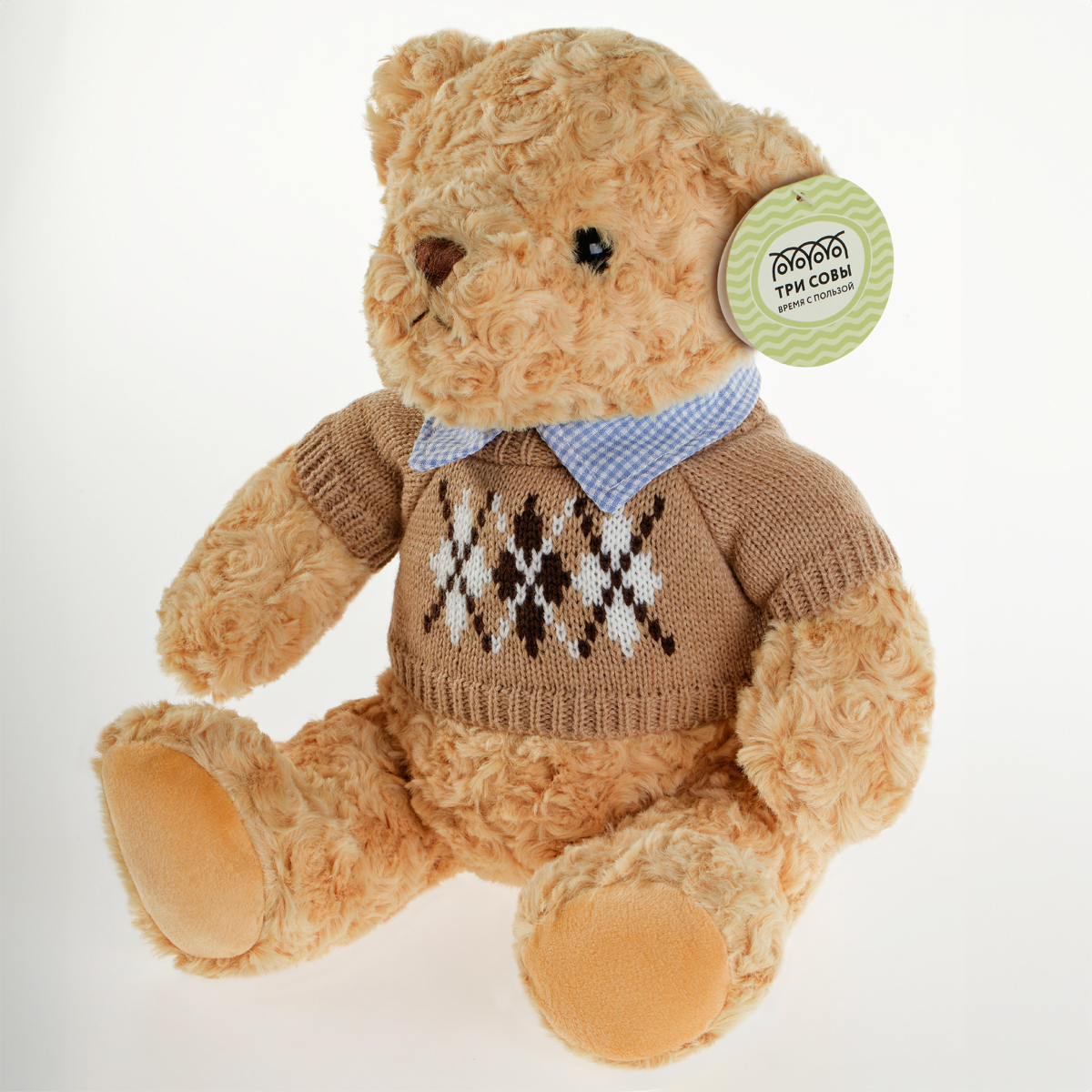 Мягкая игрушка ТРИ СОВЫ "Медведь", 30см Мягкая игрушка ТРИ СОВЫ "Медведь", 30см