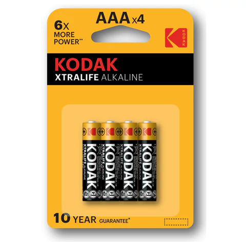 Батарейки алкалиновые "мизинчиковые" КОМПЛЕКТ 4 шт., KODAK Xtralife Батарейки алкалиновые "мизинчиковые" КОМПЛЕКТ 4 шт., KODAK Xtralife