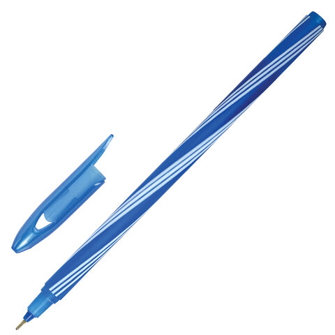 Ручка шариковая STAFF "CANDY NEON", синяя, игольчатый узел 0,6 мм,